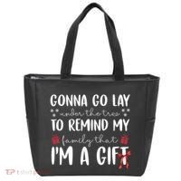 Gonna Go Lay Under Under The Tree Funny Christmas Tote Bag thumb 0