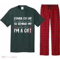 Gonna Go Lay Under Under The Tree Funny Christmas Pajama Set thumb 0