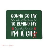 Gonna Go Lay Under Under The Tree Funny Christmas Mousepad thumb 0