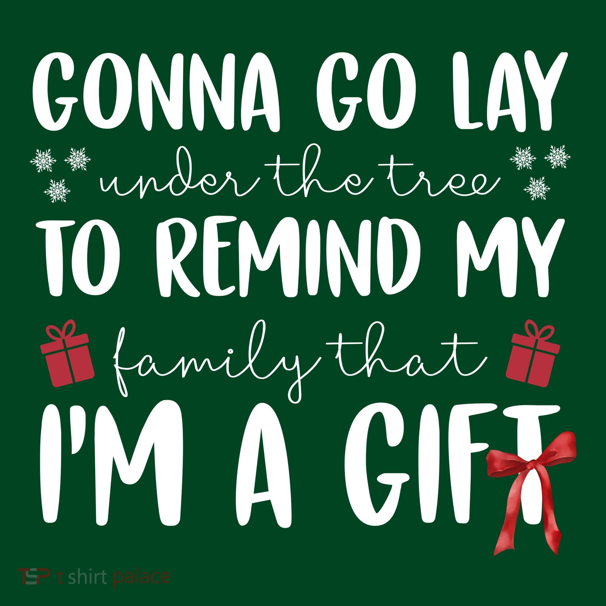 Gonna Go Lay Under Under The Tree Funny Christmas Kids Sweatshirt