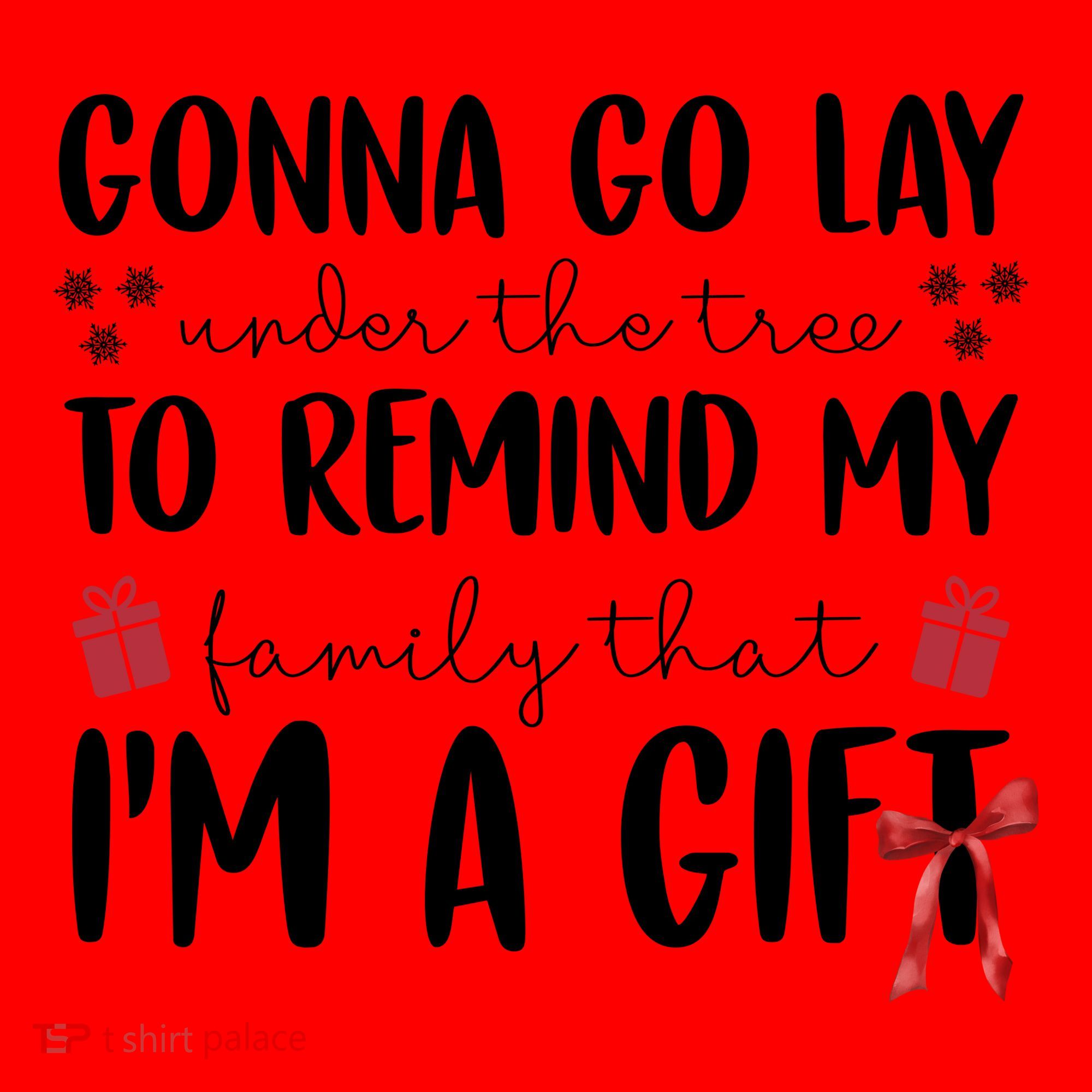 Gonna Go Lay Under Under The Tree Funny Christmas Santa Hat