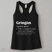 Gringon Greengon Like A Regular Gringo Pero Mas Chingon Women's Tank Top thumb 3