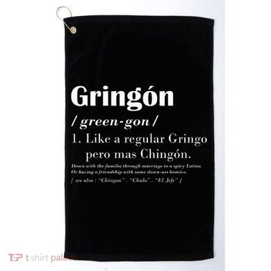 Gringon Greengon Like A Regular Gringo Pero Mas Chingon Golf Towel