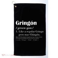 Gringon Greengon Like A Regular Gringo Pero Mas Chingon Golf Towel thumb 0