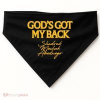 God’S Got My Back Shadrach Meshach Abednego USA-Made Doggie Bandana thumb 0