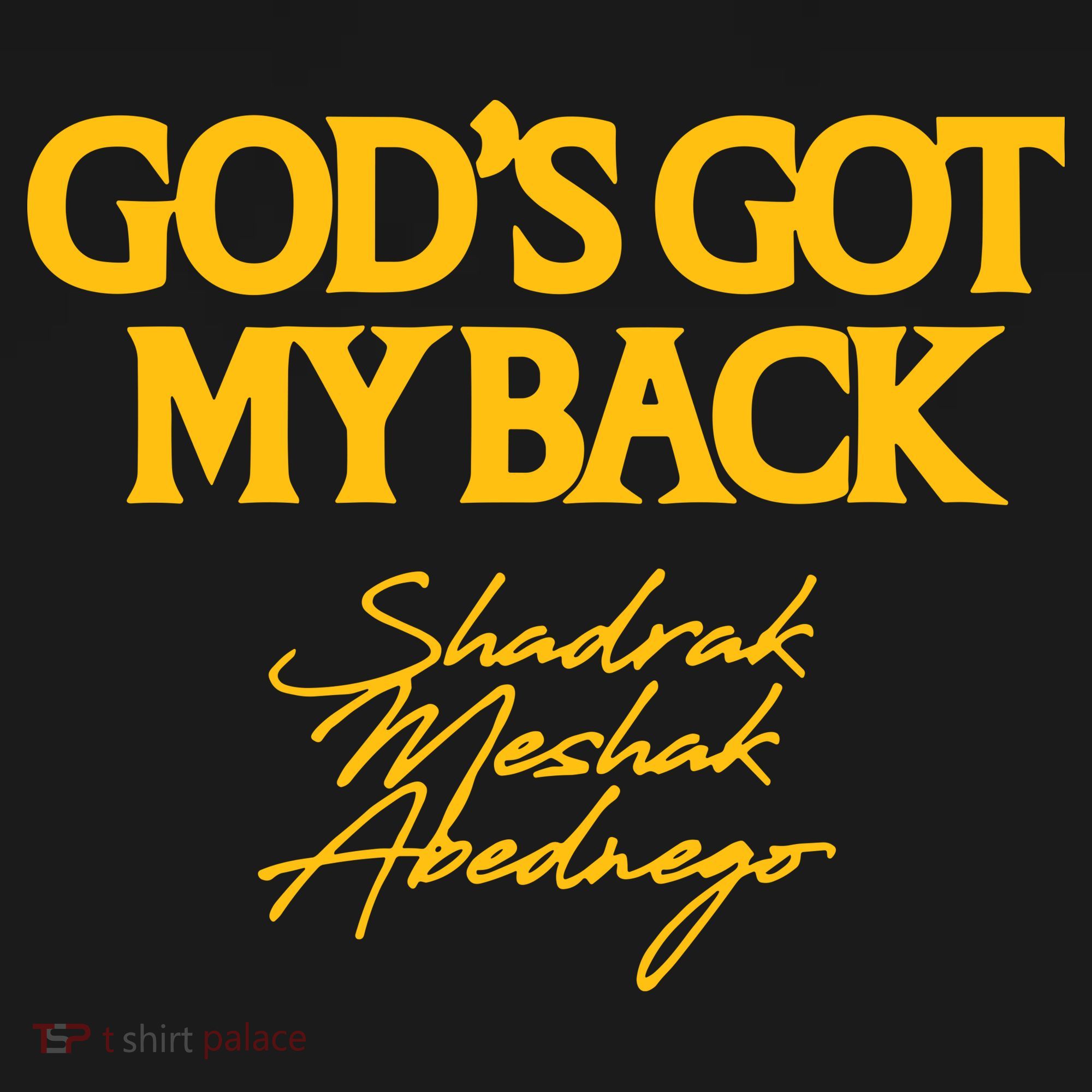 God’S Got My Back Shadrach Meshach Abednego Apron