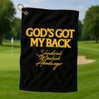 God’S Got My Back Shadrach Meshach Abednego Golf Towel thumb 1