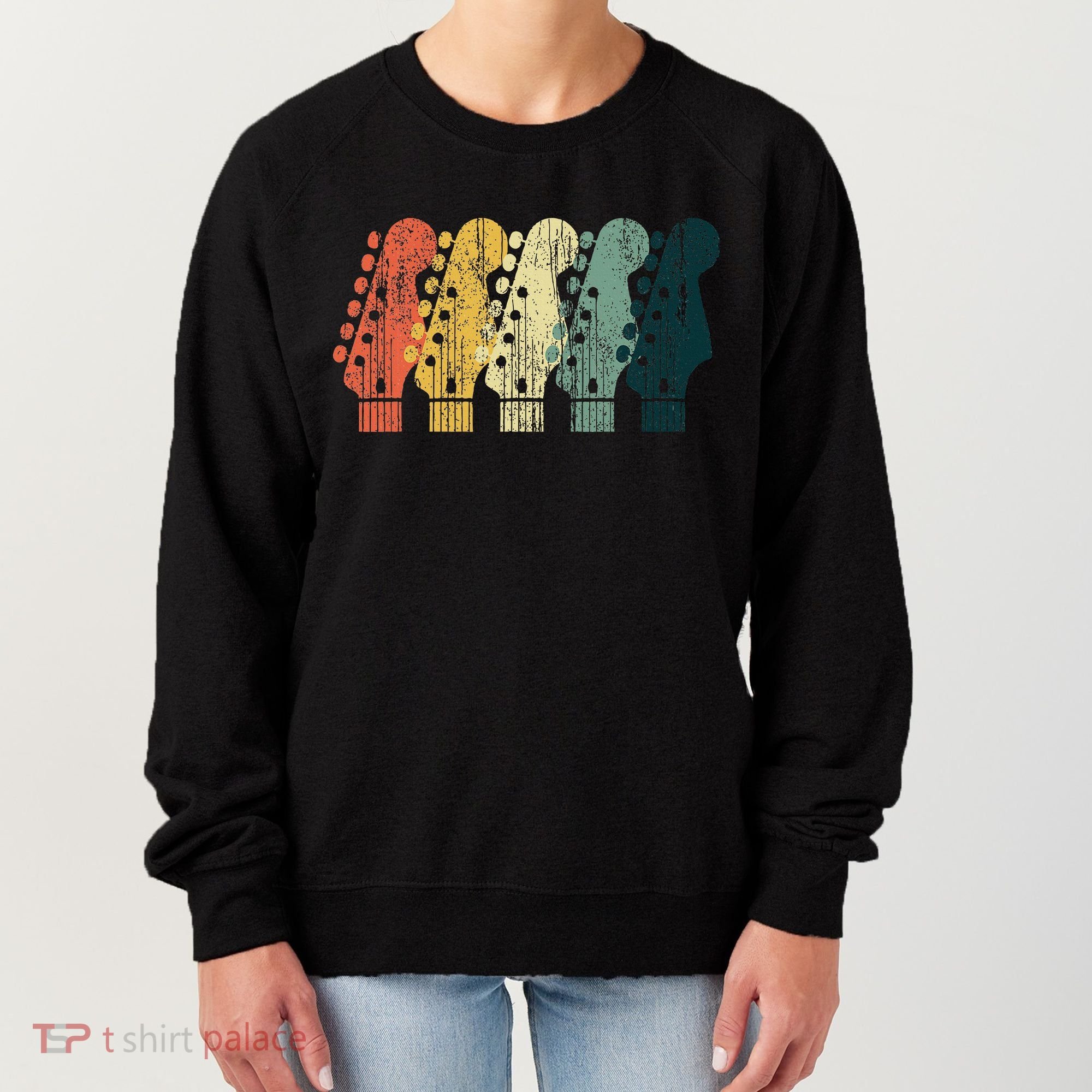 Guitar Gift Music Band Guitarist Stuff Women's Sweatshirt