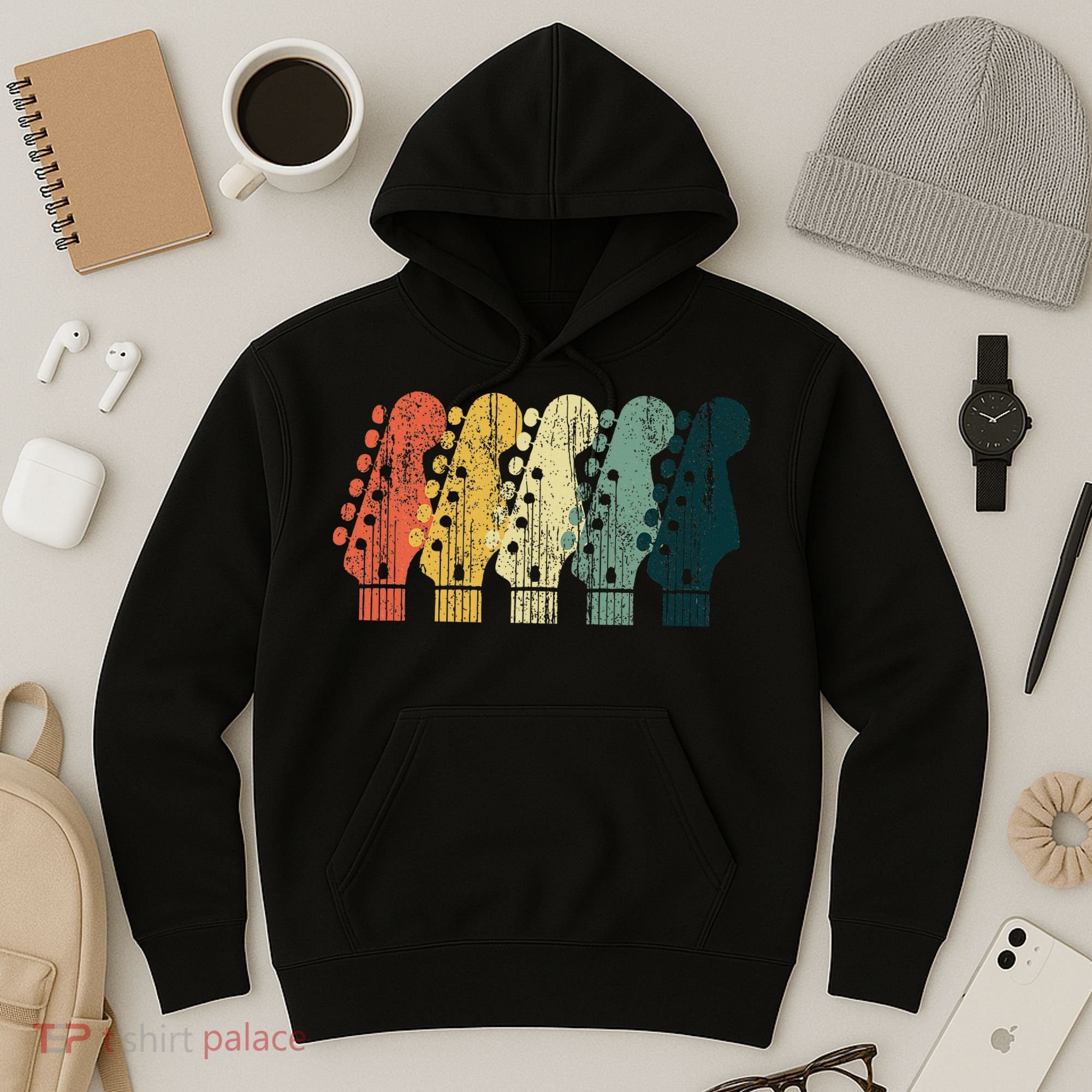 Guitar Gift Music Band Guitarist Stuff Hoodie