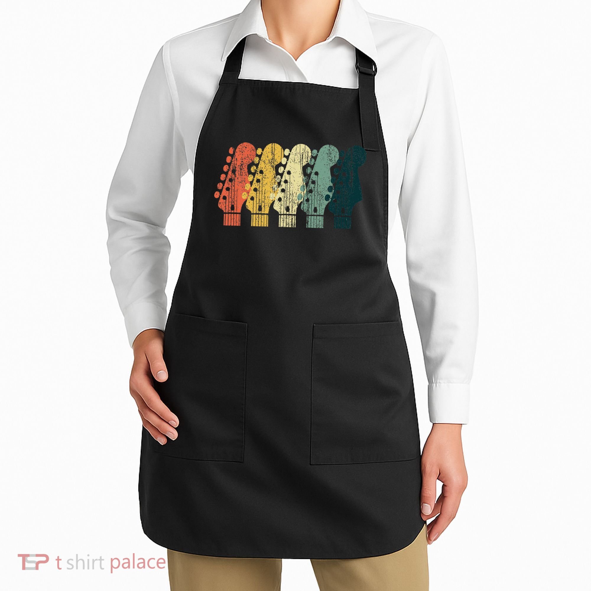 Guitar Gift Music Band Guitarist Stuff Apron