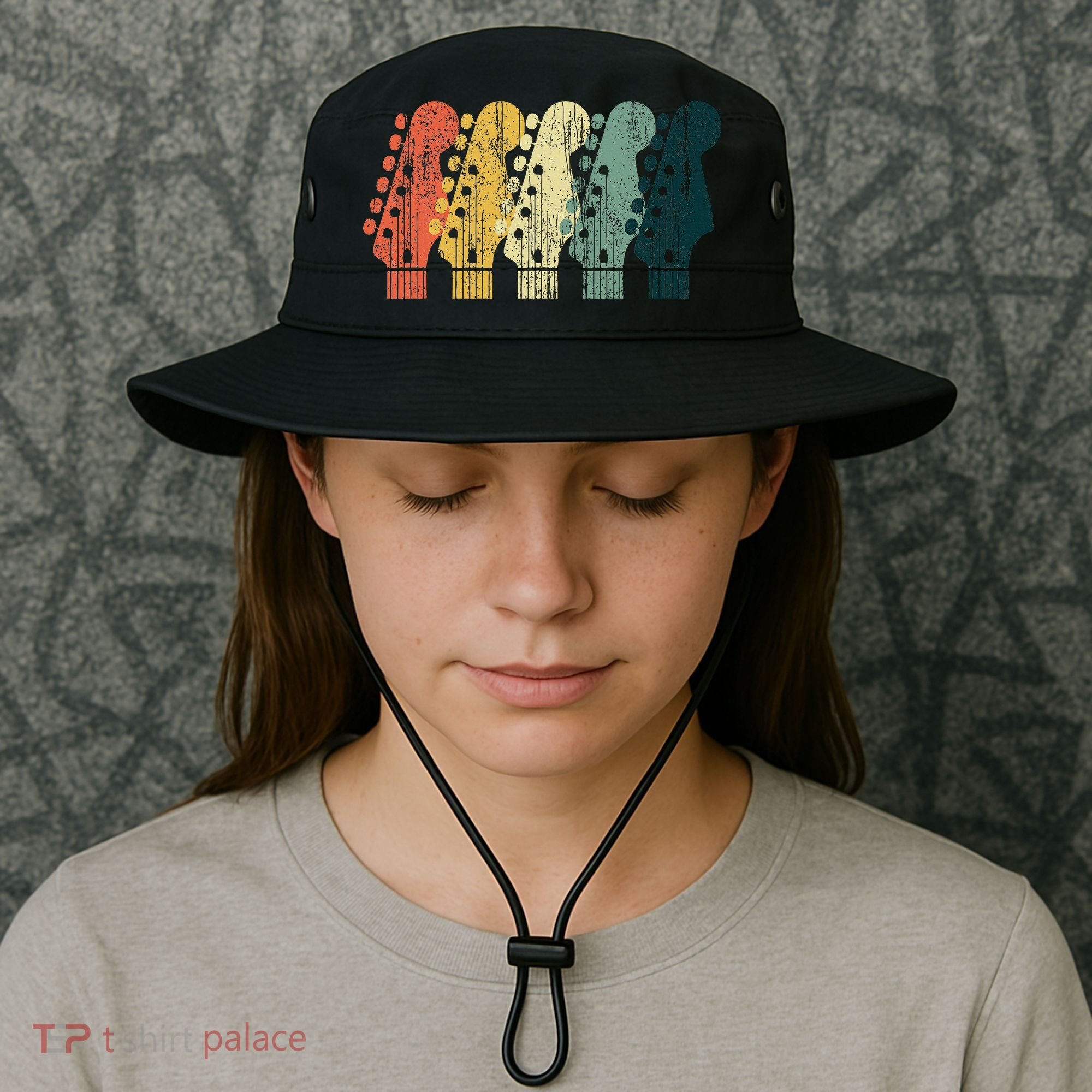 Guitar Gift Music Band Guitarist Stuff Bucket Hat