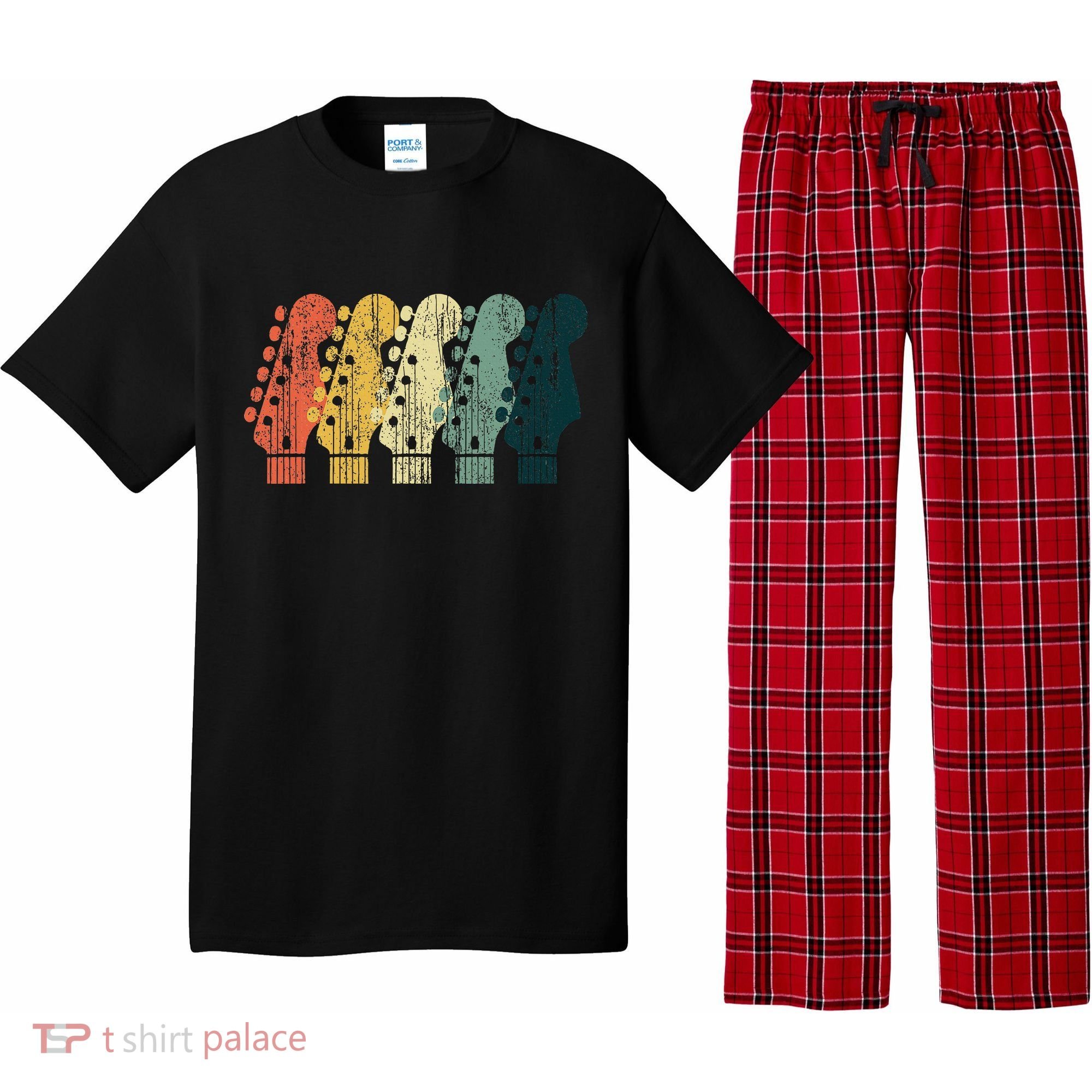 Guitar Gift Music Band Guitarist Stuff Pajama Set