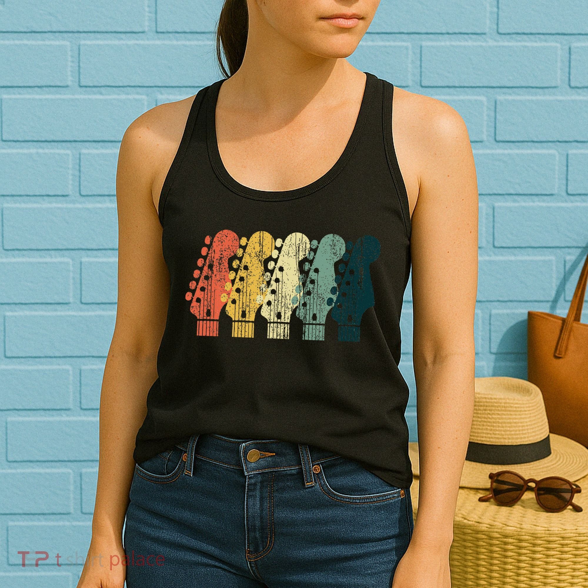 Guitar Gift Music Band Guitarist Stuff Women's Tank Top