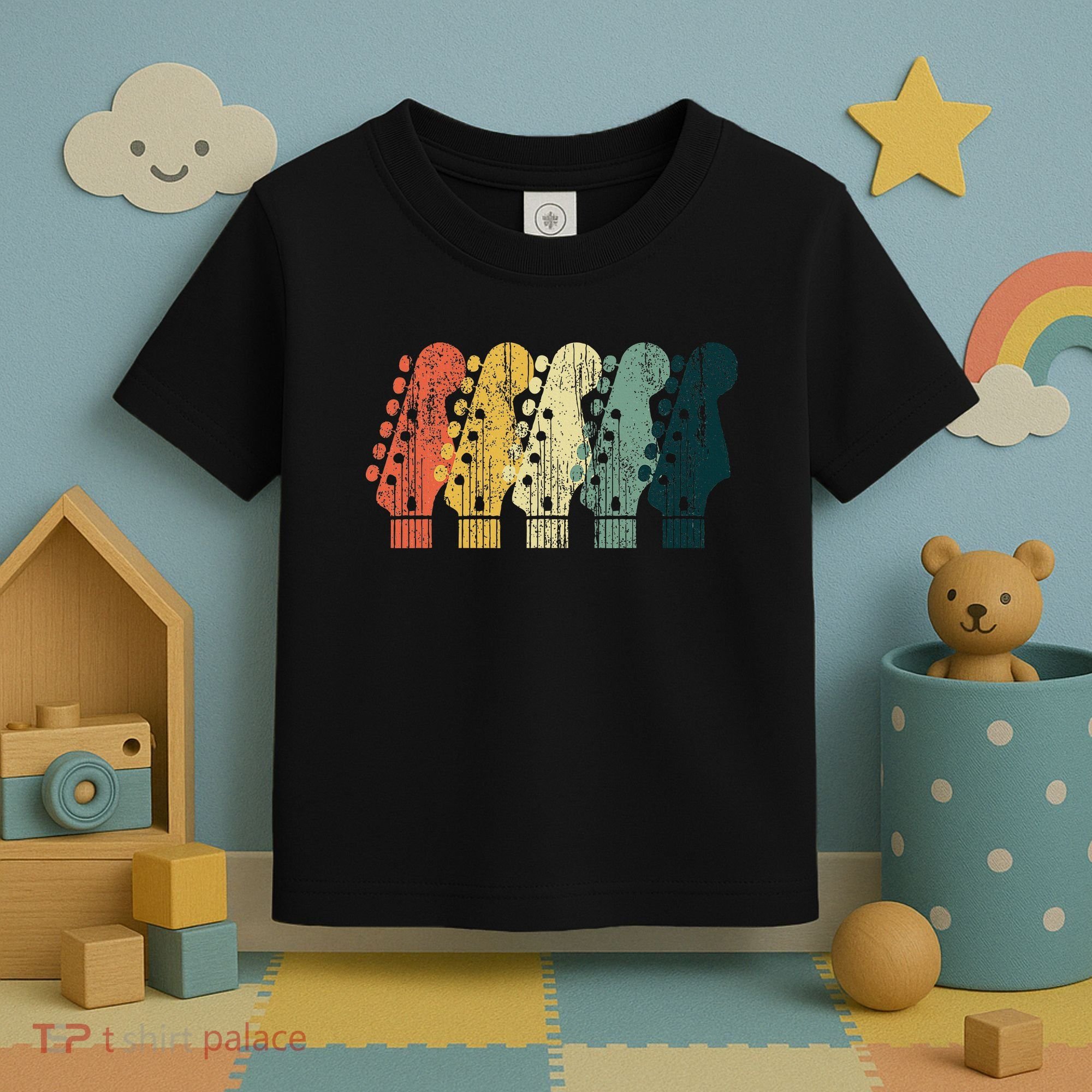 Guitar Gift Music Band Guitarist Stuff Toddler T-Shirt