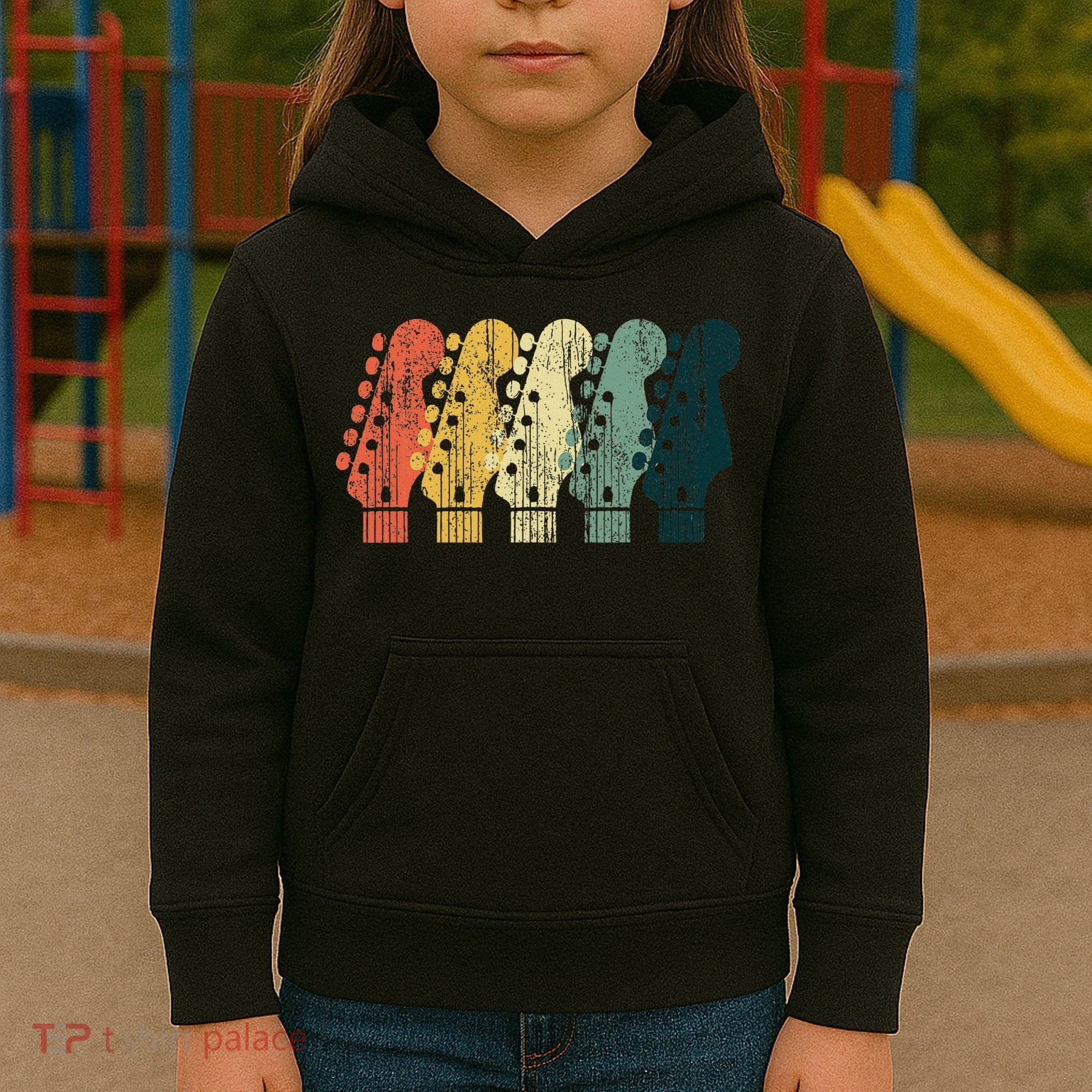 Guitar Gift Music Band Guitarist Stuff Kids Hoodie
