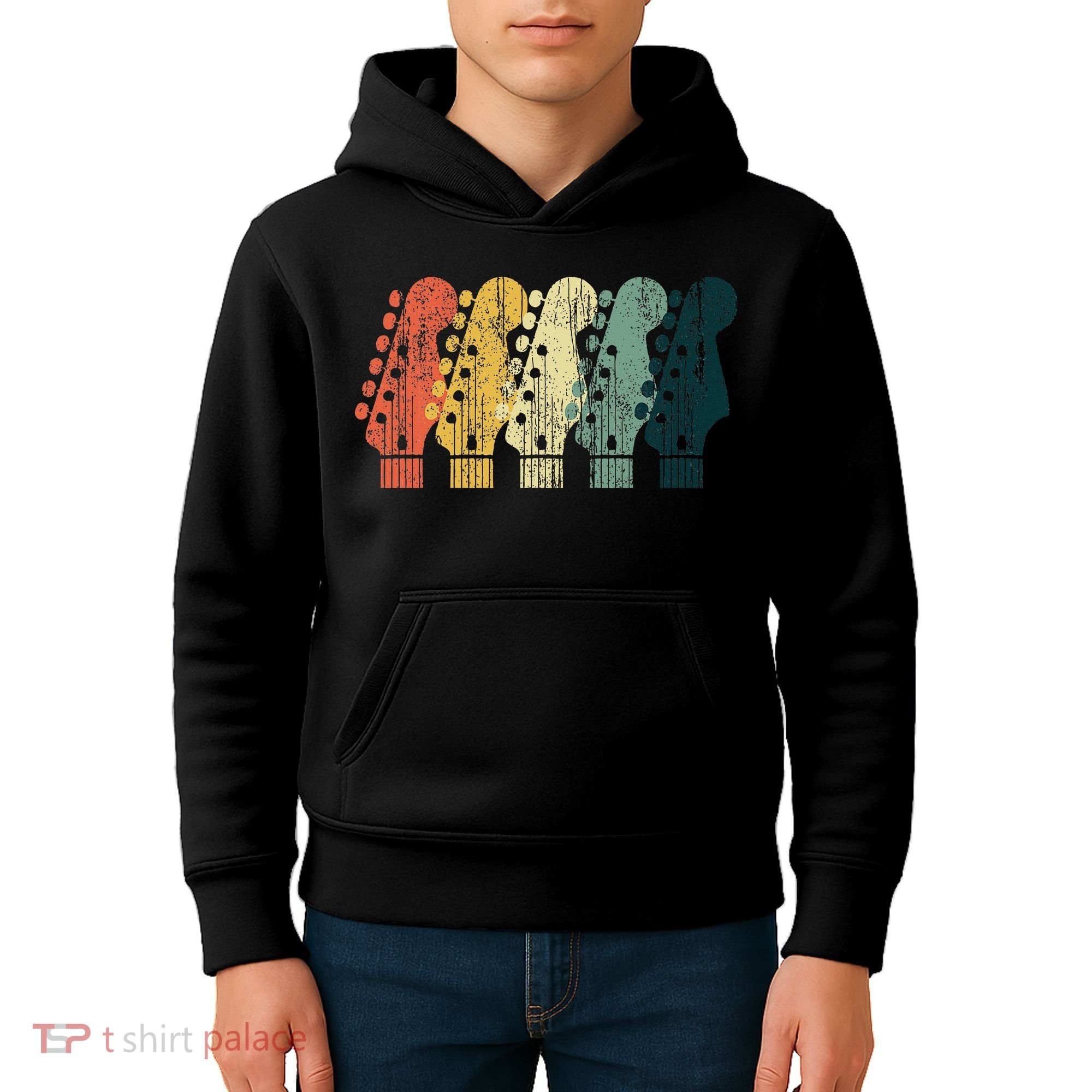 Guitar Gift Music Band Guitarist Stuff Kids Hoodie