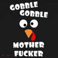 Gobble Gobble Motherfucker Turkey Thanksgiving Day Baby Bodysuit thumb 2