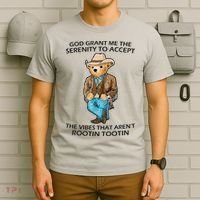 God Grant Me The Serenity To Accept The Vibes That Aren’t Rootin Tootin T-Shirt thumb 6