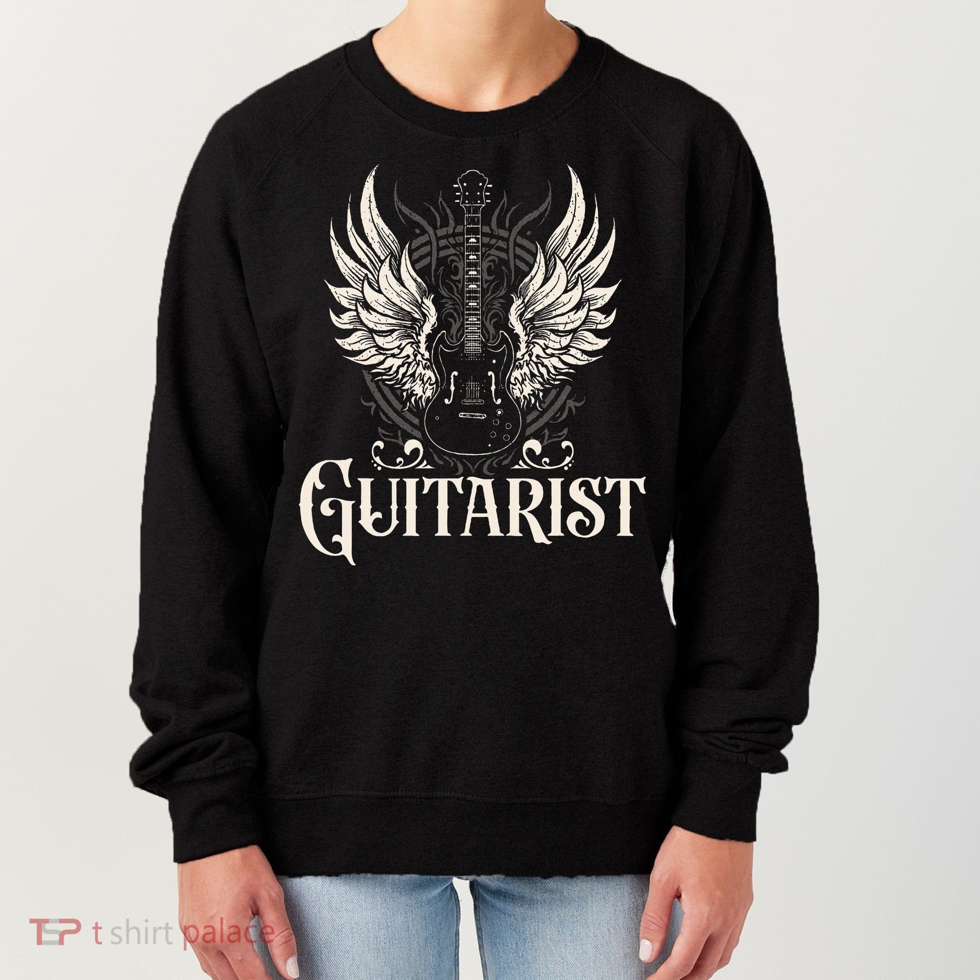 Guitarist Guitars Musician Guitar Player Women's Sweatshirt