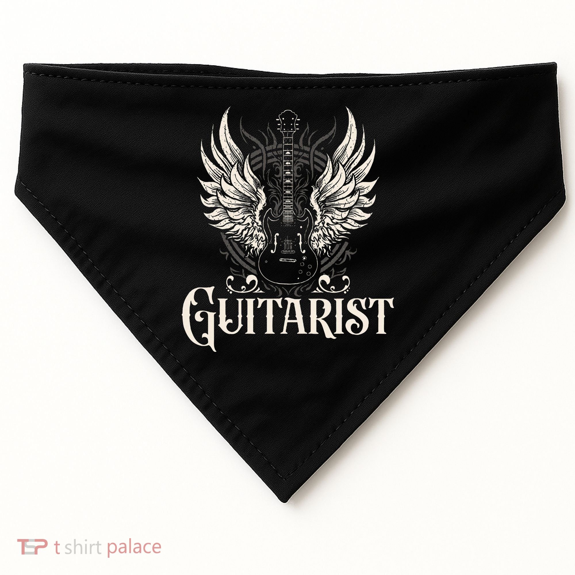 Guitarist Guitars Musician Guitar Player USA-Made Doggie Bandana