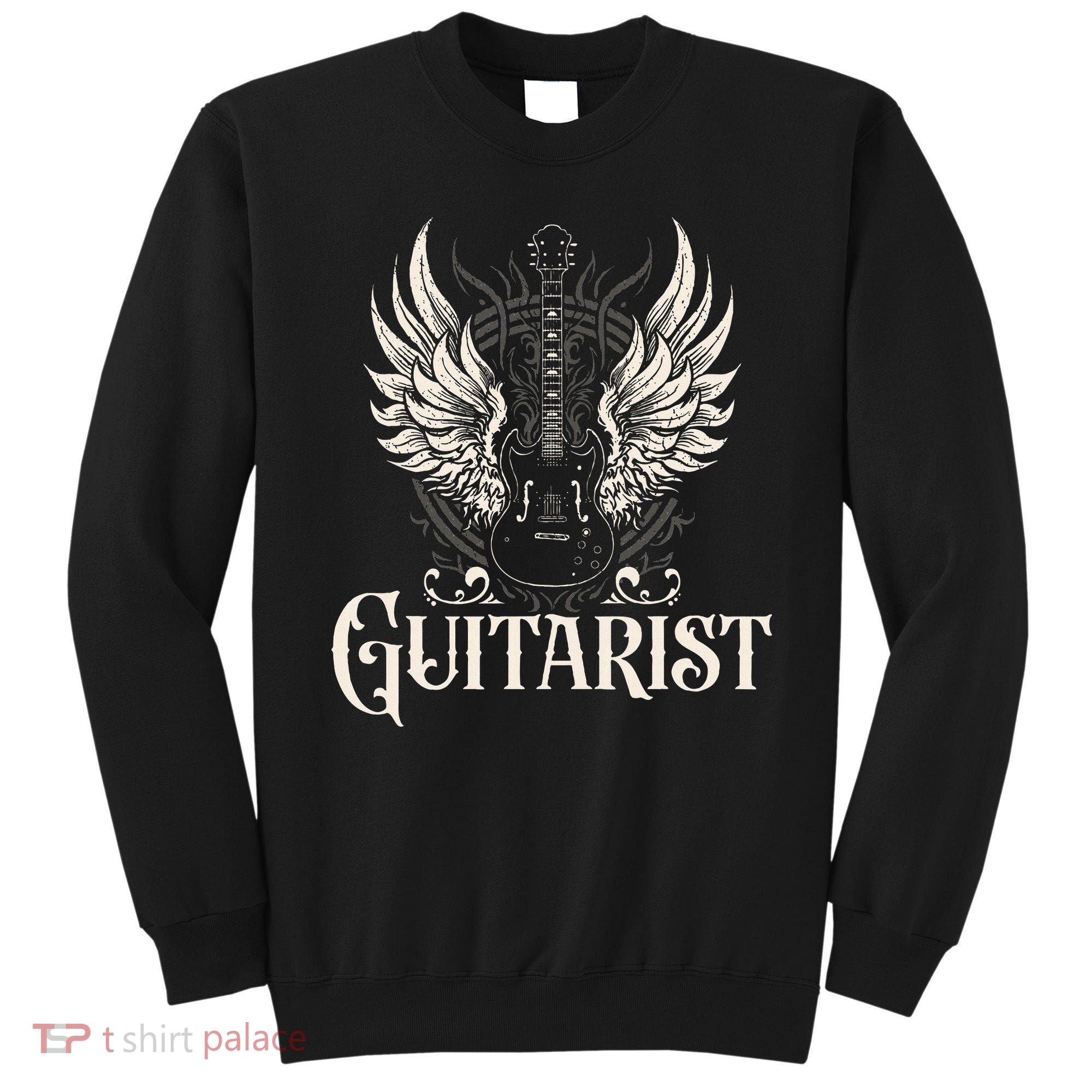 Guitarist Guitars Musician Guitar Player Sweatshirt