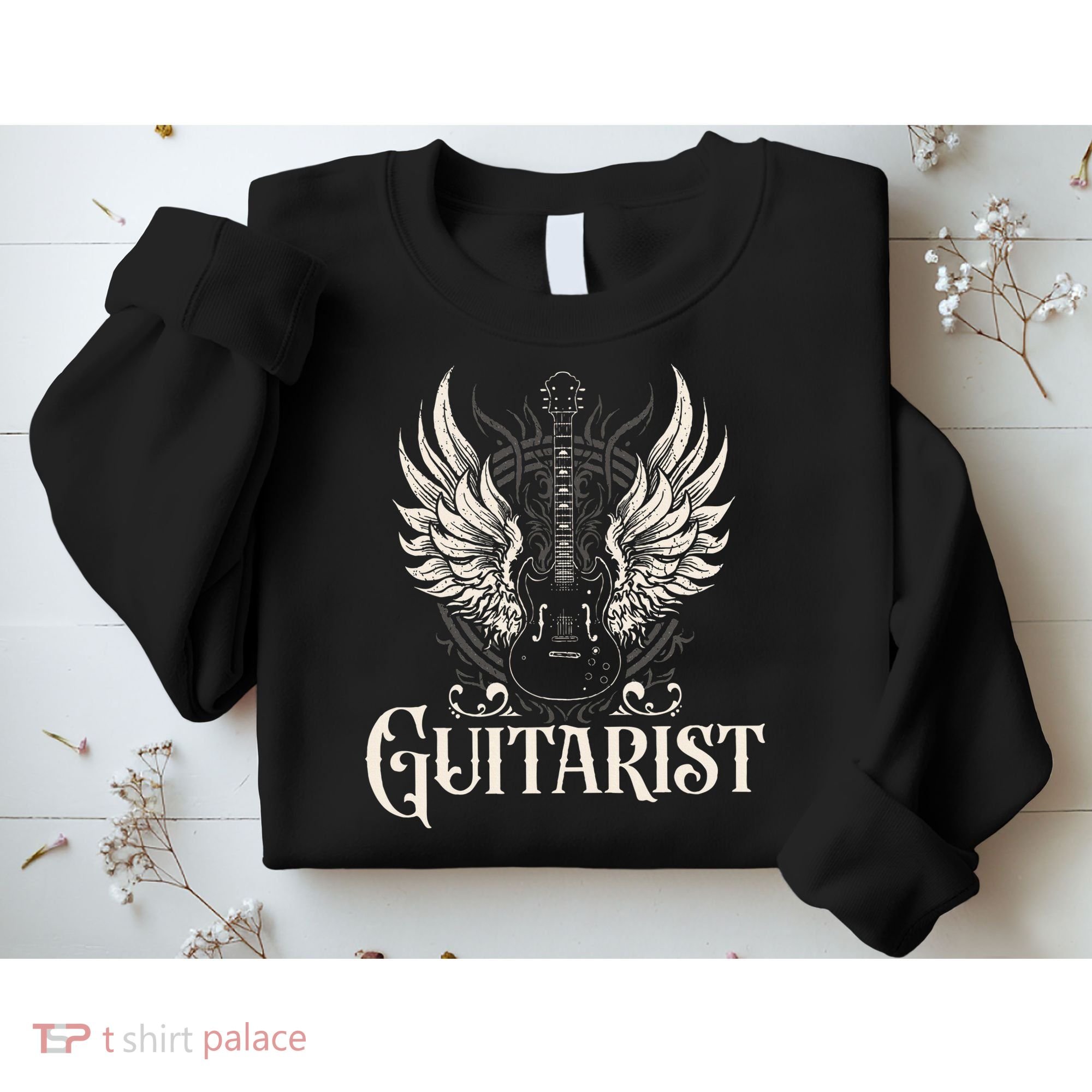 Guitarist Guitars Musician Guitar Player Sweatshirt