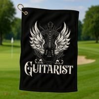 Guitarist Guitars Musician Guitar Player Golf Towel thumb 1