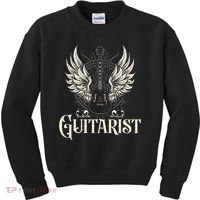 Guitarist Guitars Musician Guitar Player Kids Sweatshirt thumb 0