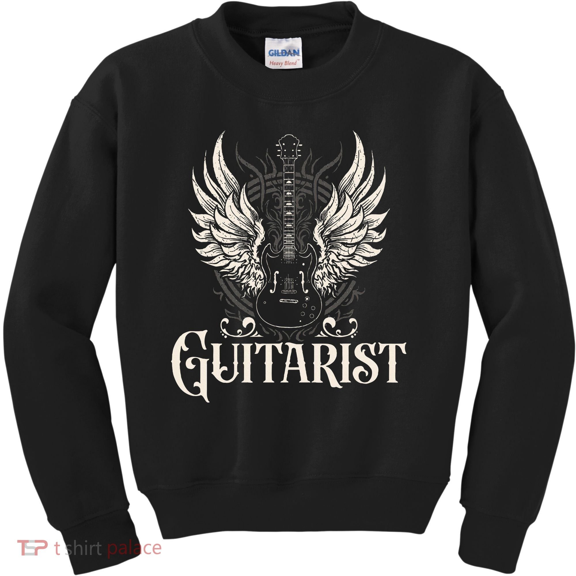 Guitarist Guitars Musician Guitar Player Kids Sweatshirt