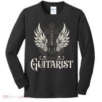 Guitarist Guitars Musician Guitar Player Kids Long Sleeve Shirt thumb 0