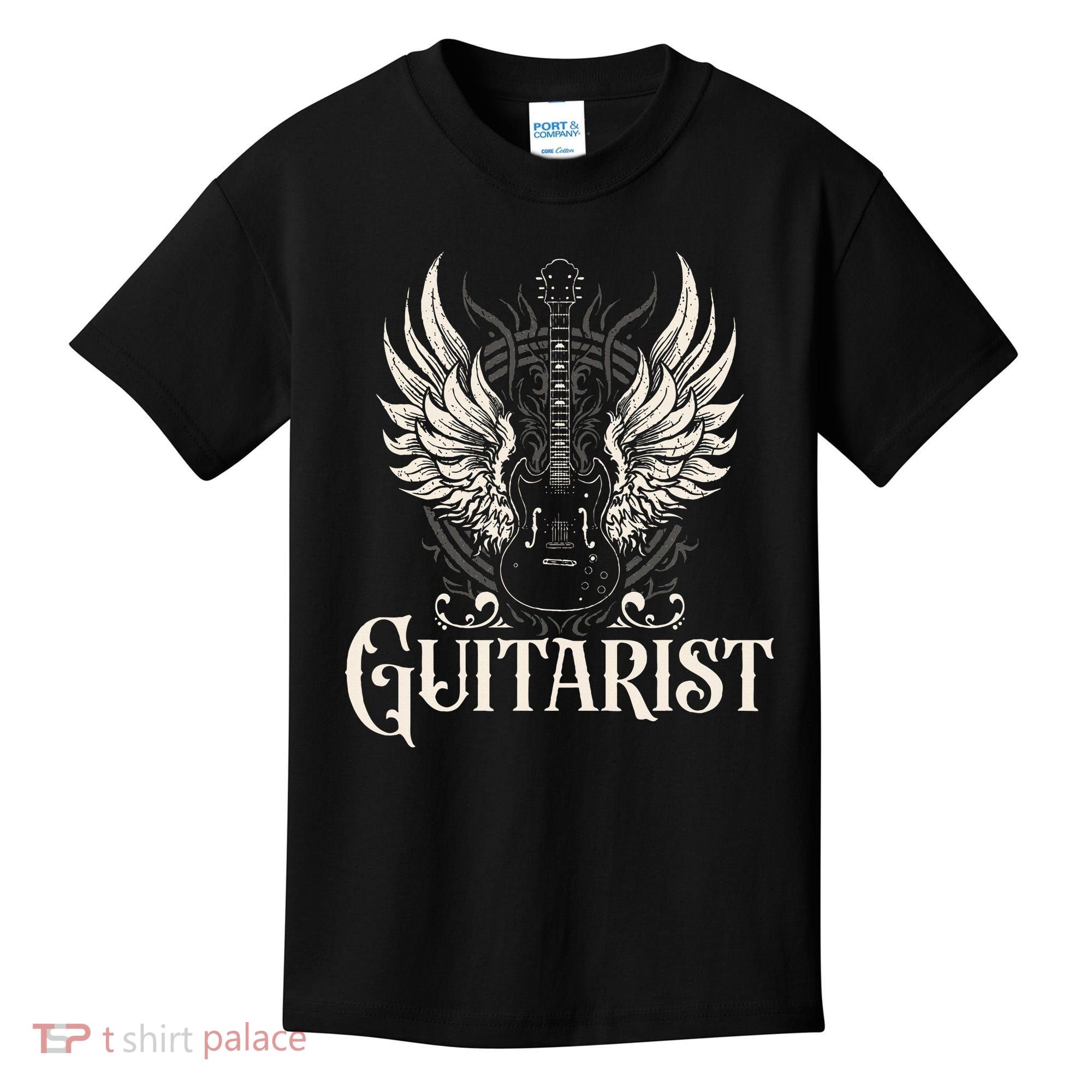 Guitarist Guitars Musician Guitar Player Kids T-Shirt