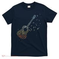 Guitar Gifts Men Music Notes Guitarist Musician Music Lover T-Shirt thumb 0