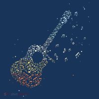 Guitar Gifts Men Music Notes Guitarist Musician Music Lover T-Shirt thumb 7