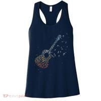 Guitar Gifts Men Music Notes Guitarist Musician Music Lover Women's Tank Top thumb 0