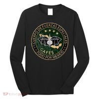 GAFES GAFE Mexican Special Force Fuerzas Mexican Patriot Long Sleeve Shirt thumb 0