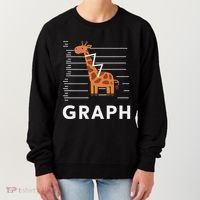 GRaph Giraffe Mathematician Funny Animal Pun Women's Sweatshirt thumb 0