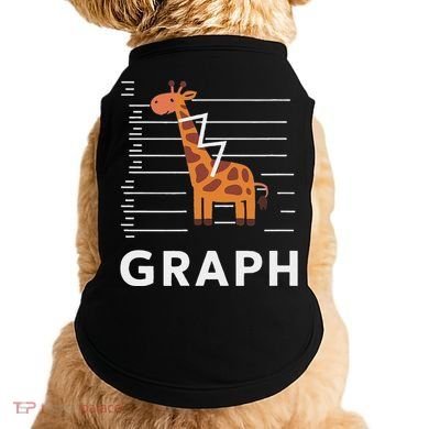 GRaph Giraffe Mathematician Funny Animal Pun Doggie Tank