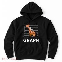 GRaph Giraffe Mathematician Funny Animal Pun Hoodie thumb 0