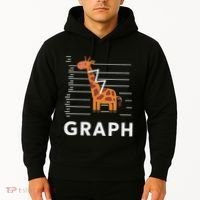 GRaph Giraffe Mathematician Funny Animal Pun Hoodie thumb 2
