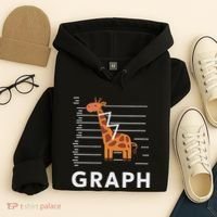 GRaph Giraffe Mathematician Funny Animal Pun Hoodie thumb 4
