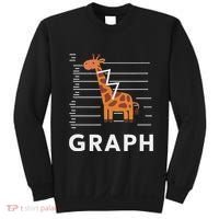 GRaph Giraffe Mathematician Funny Animal Pun Sweatshirt thumb 0