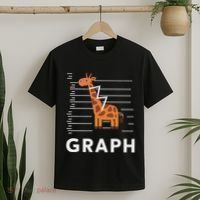 GRaph Giraffe Mathematician Funny Animal Pun T-Shirt thumb 2
