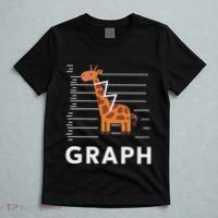 GRaph Giraffe Mathematician Funny Animal Pun T-Shirt thumb 5