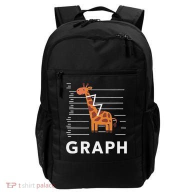 GRaph Giraffe Mathematician Funny Animal Pun Backpack