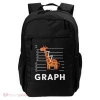 GRaph Giraffe Mathematician Funny Animal Pun Backpack thumb 0