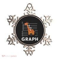 GRaph Giraffe Mathematician Funny Animal Pun Ornament thumb 0