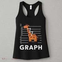 GRaph Giraffe Mathematician Funny Animal Pun Women's Tank Top thumb 3