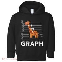 GRaph Giraffe Mathematician Funny Animal Pun Toddler Hoodie thumb 0