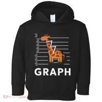 GRaph Giraffe Mathematician Funny Animal Pun Toddler Hoodie thumb 0
