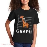 GRaph Giraffe Mathematician Funny Animal Pun Kids T-Shirt thumb 2